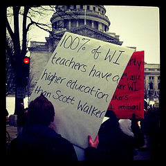 The Struggle in Wisconsin …