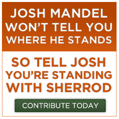 Josh Mandel won’t tell you where he stands … Ohio – Support Sherrod Brown !